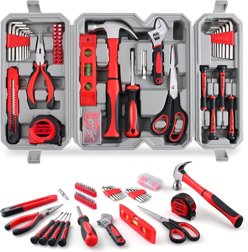 Winner 160-Piece All-Purpose Household Tool Kit in Delicate Toolbox, Suitable for Both Male and Female, Great for Common Home Repairs, House DIY Project, Garage, Office, Housewarming and Birthday Gift - Image 1